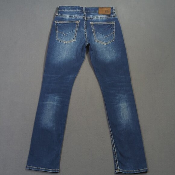 BKE Jeans Men's 29R Fits 28x31 Blue Jake Straight Leg Denim - Picture 2 of 11